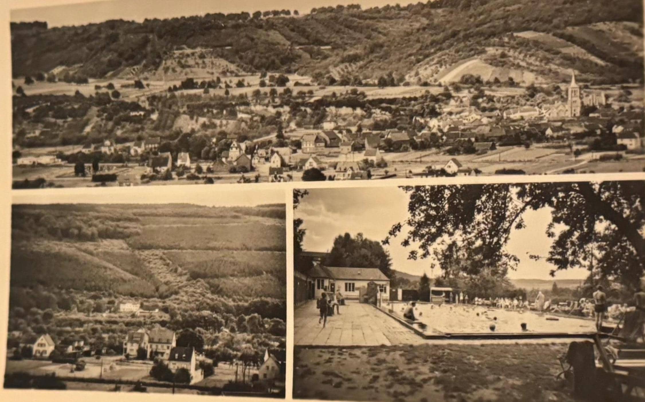 Postkarte Bad Bodendorf Kurbad Sinzig Künstlerkarte Ansichtskarte Sammler KartenSammlung retro Postkartensammlung thrift Postkarten