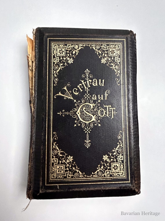 Evangelisches Kirchengesangbuch Cassel 1897 Goldprägung