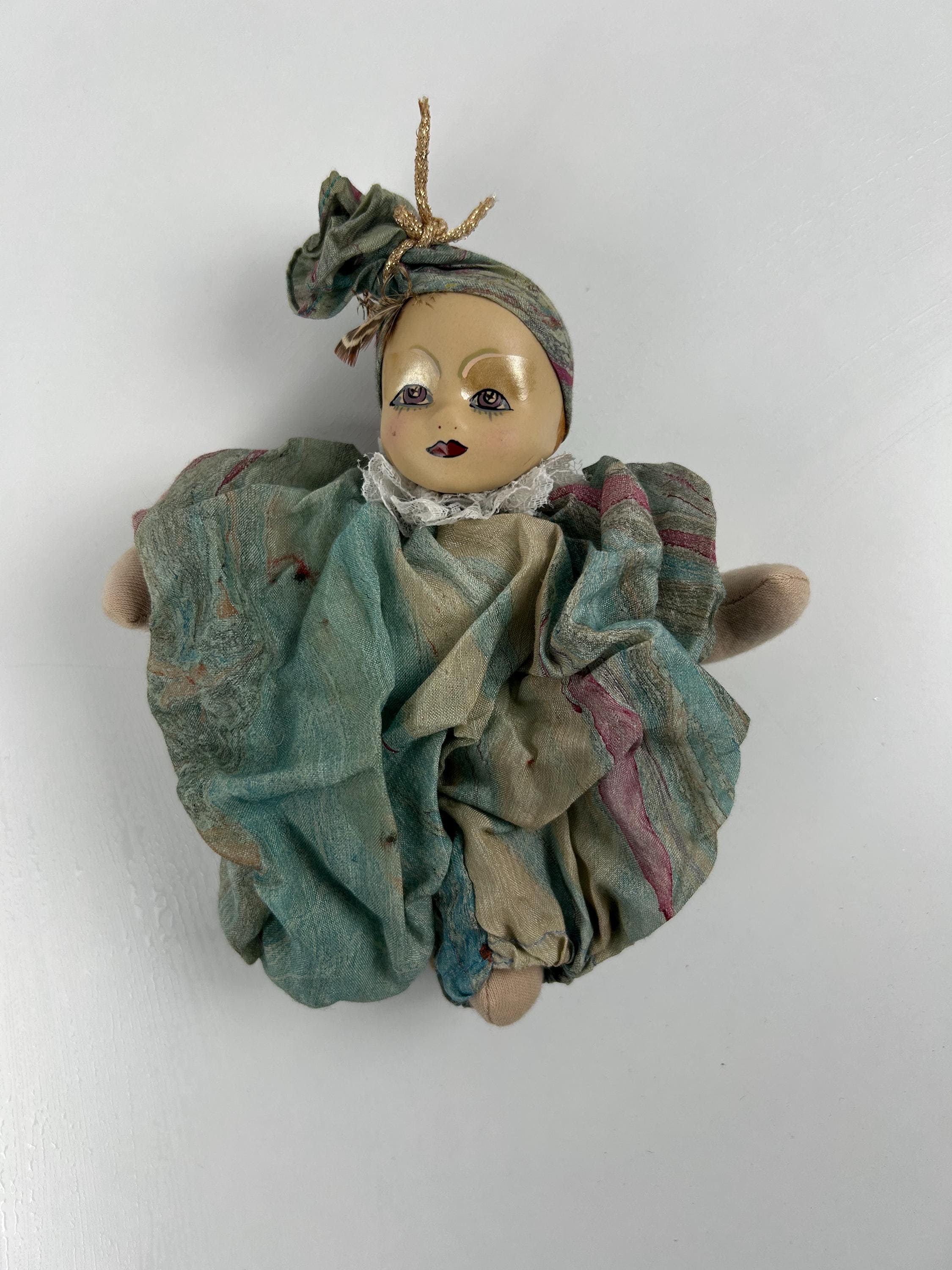 Sammelfigur Porzellan Clown vintage Harlekin Puppensammlung thrift Dekoration Clownsammlung Bajazzo Puppensammler Clownsammler