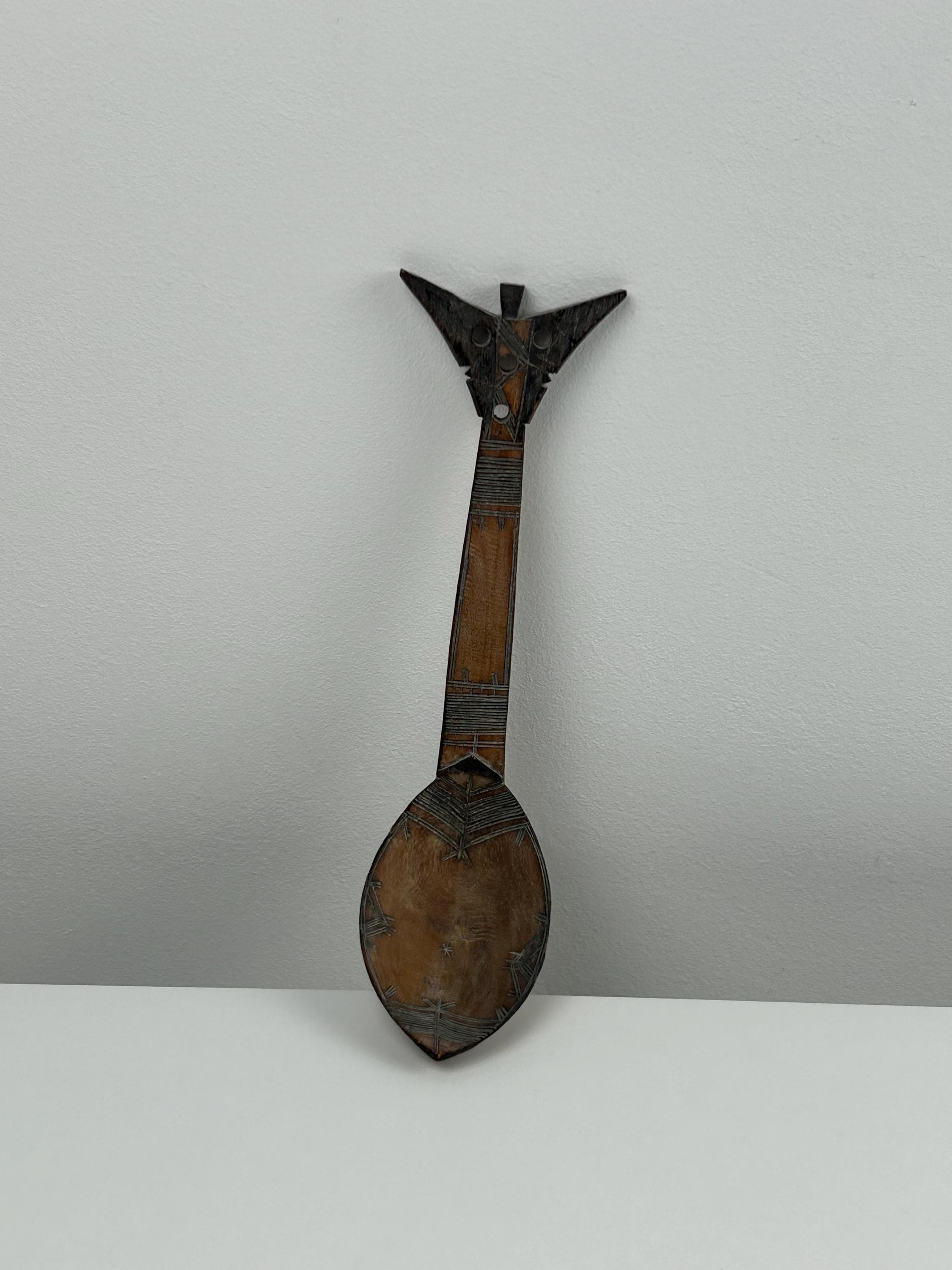 Löffel Holz afrikanisch Höhe ca 25 cm 9,84 in Volkskunst alt Sammler Afrikaliebe afrikanisches Design Liebhaber