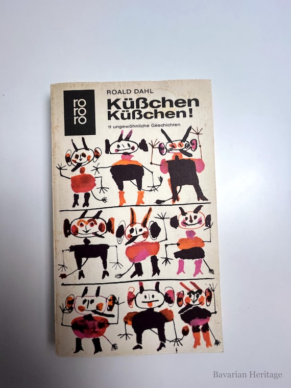 Roald Dahl Küßchen Küßchen rororo 1976 Vintage