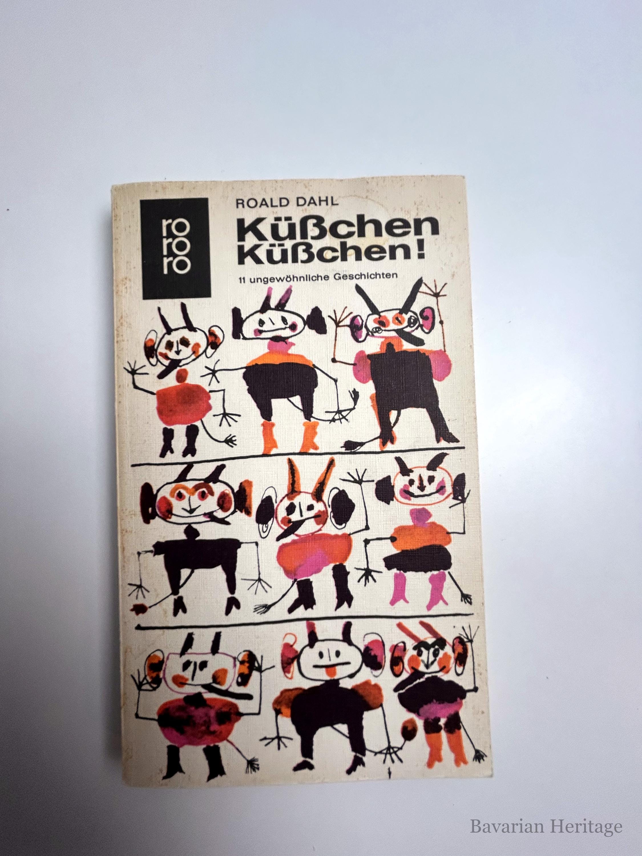 Roald Dahl Küßchen Küßchen rororo 1976 Vintage