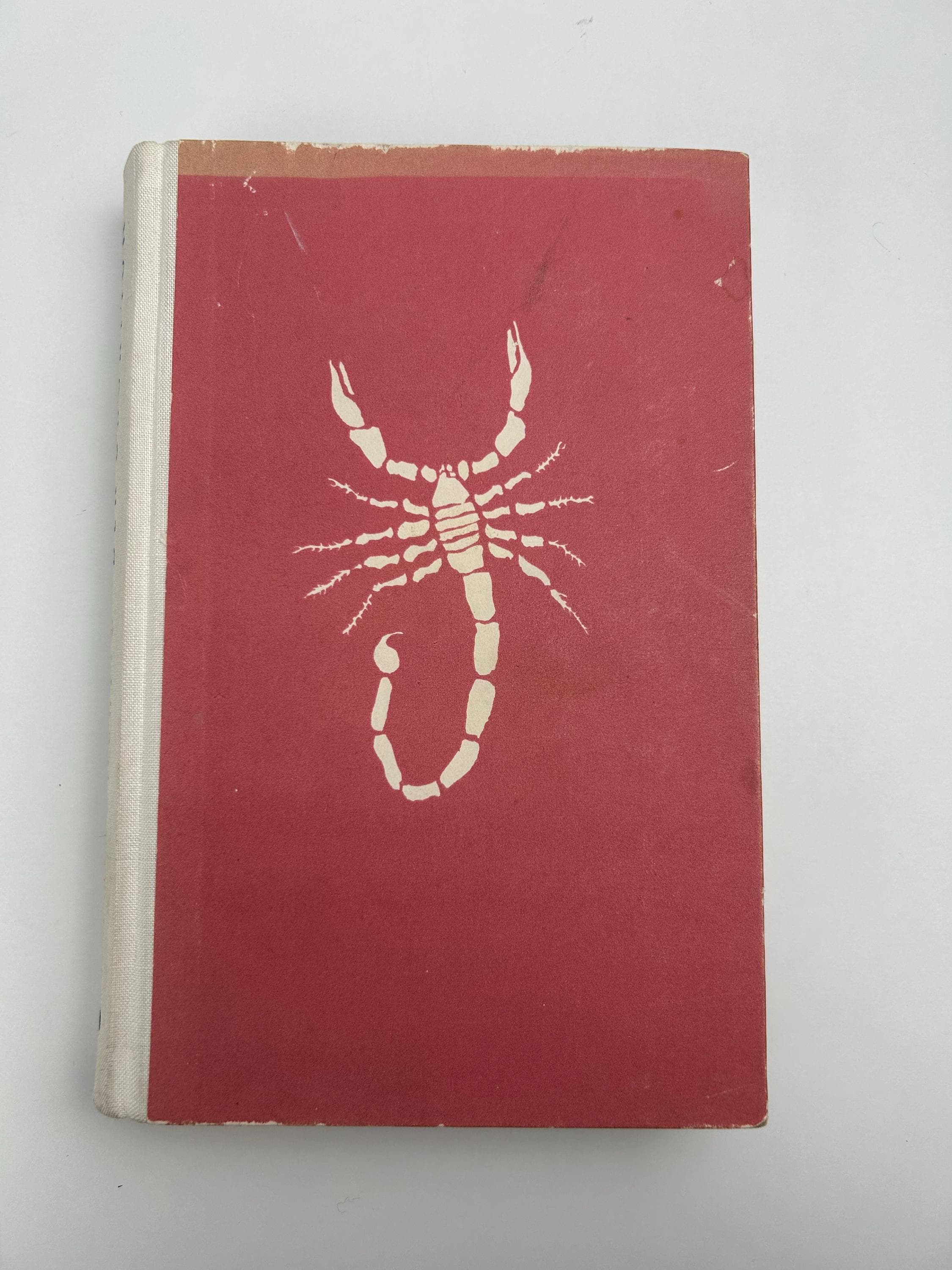 Buch vintage Der Skorpion - Hans Scherfig antike Bücher Buchsammlung lesenswertes antikes Buchsammler