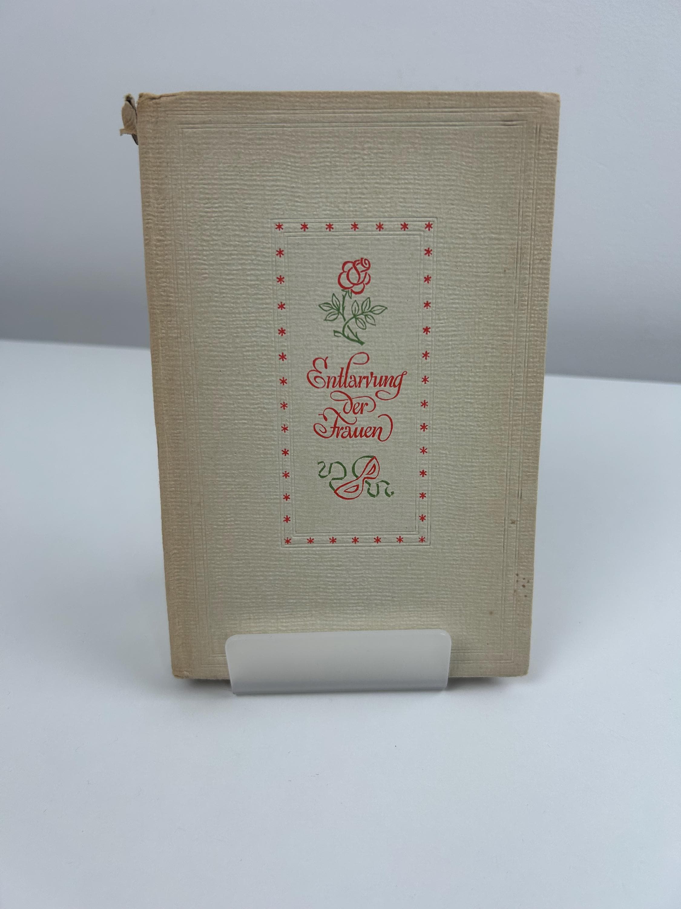 Buch vintage Entlarvung der Frauen