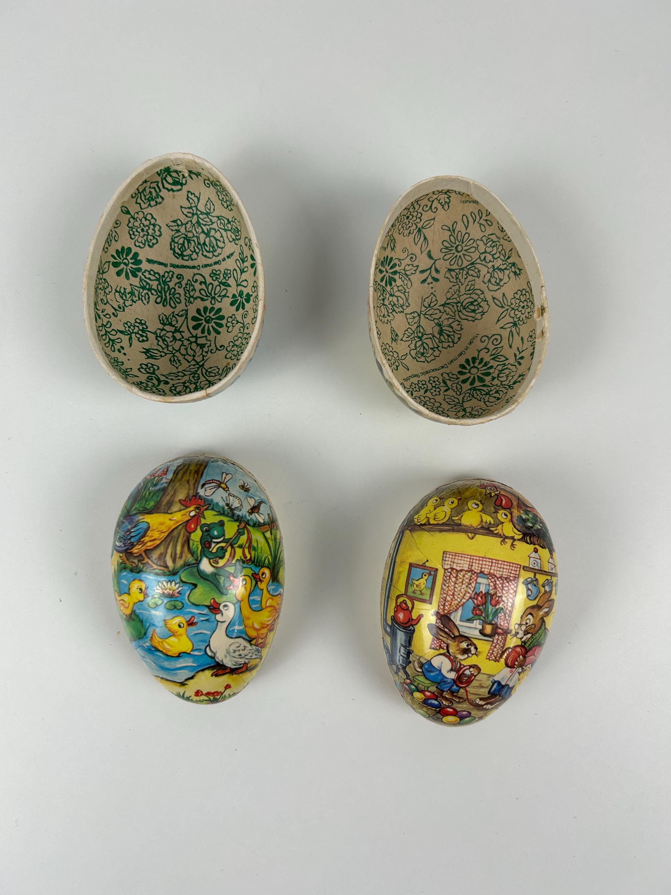 Ostereier retro DDR Dekoration Eier Einrichtung Sammlerobjekte Sammlung Eier Wohnen dekorieren Osterhase Eiersammlung Sammlungswürdig alt