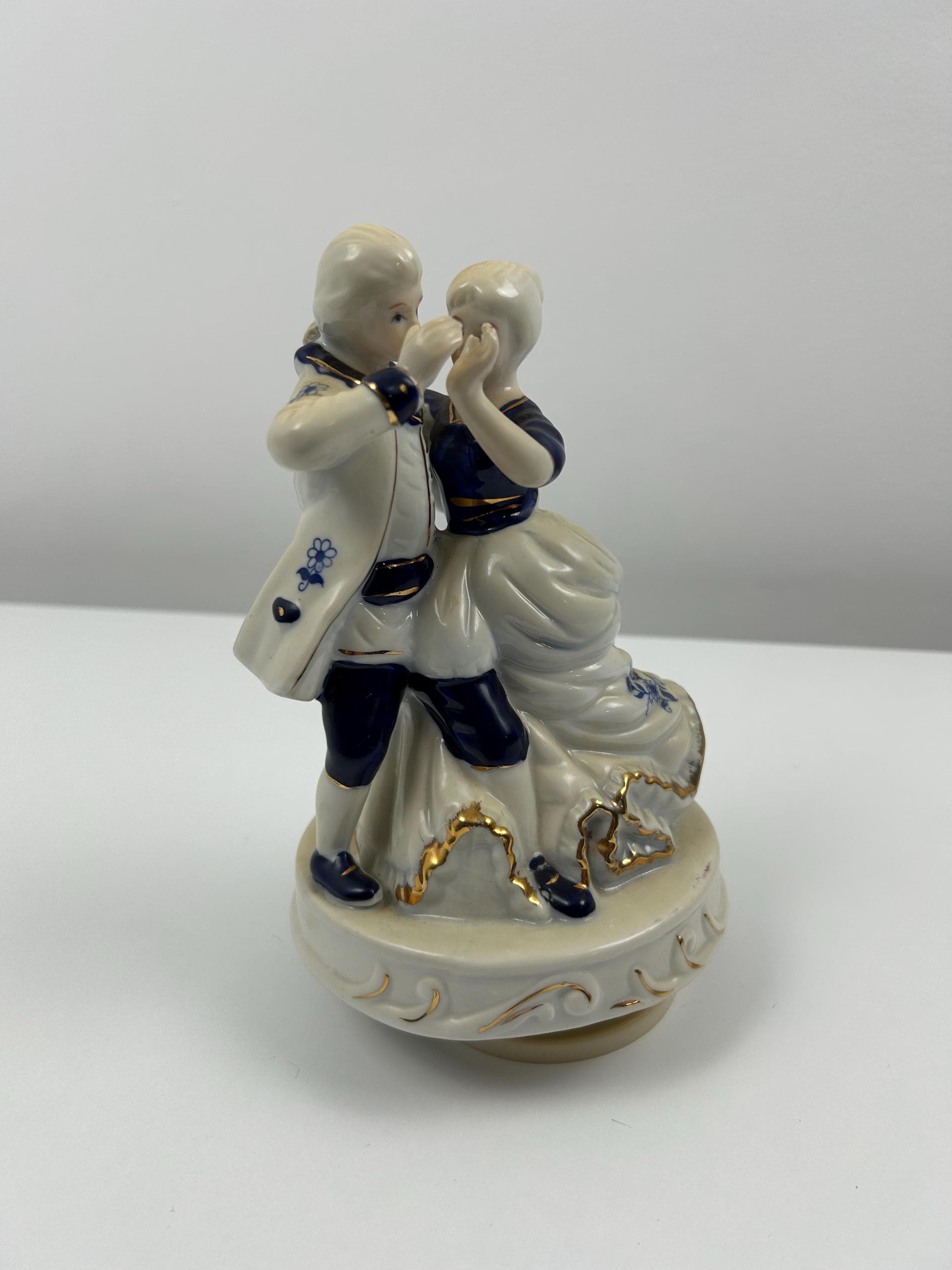 Spieluhr tanzendes Pärchen vintage für Sammlung Spieluhr retro Musikbox Geschenk