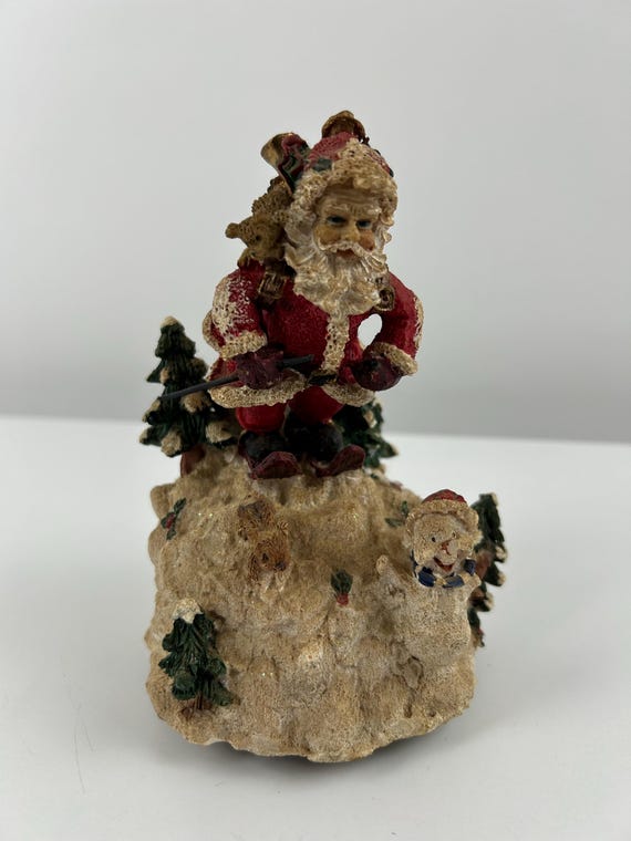 Spieluhr Weihnachtsmann 1990er 14cm