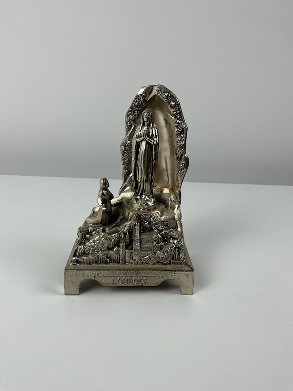 Vintage Lourdes Erscheinung Hausaltar
