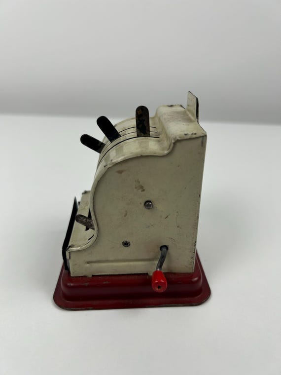 Vintage Toy Cash Register, Old-fashioned Cash Register, Thrift