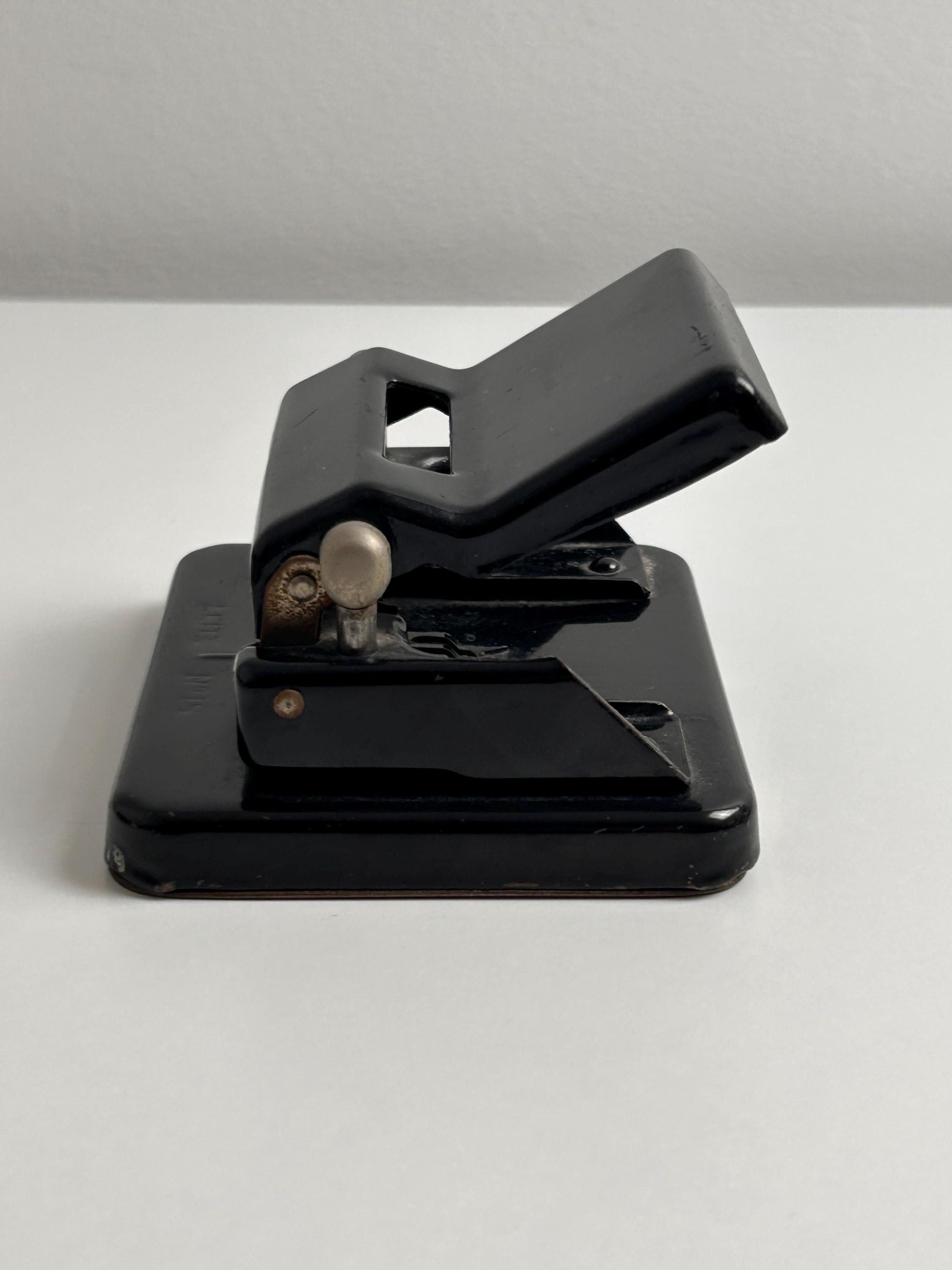 Vintage Locher Leitz schwarz Nr. 18 Bürolocher antik Blattlocher Dekoration nostalgisch Einrichtung
