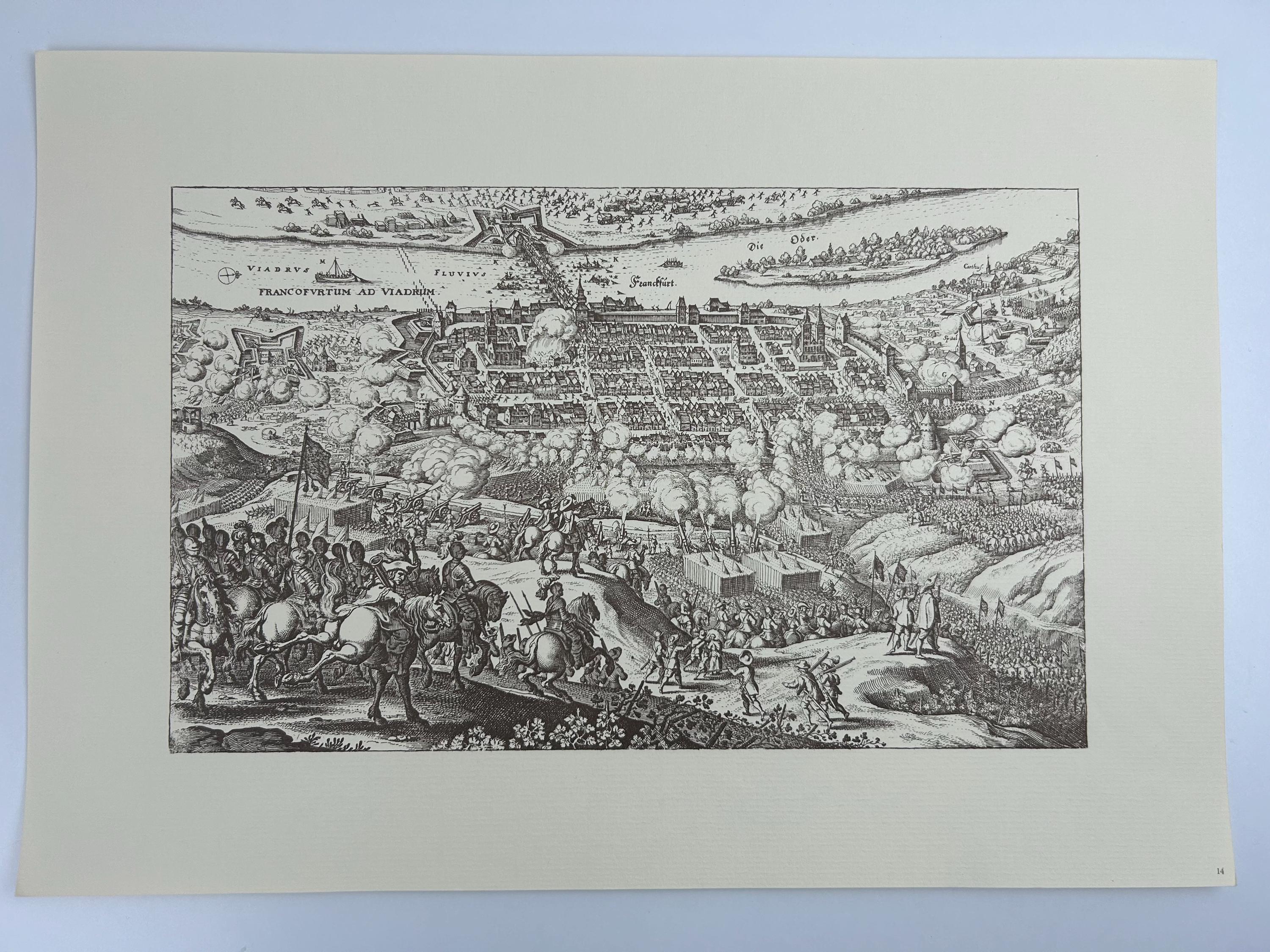 Frankfurt Oder Stadtplan vintage | Antike Landkarte Wanddeko Historisches Bild Wohnzimmer Dekoration Landkarte alt