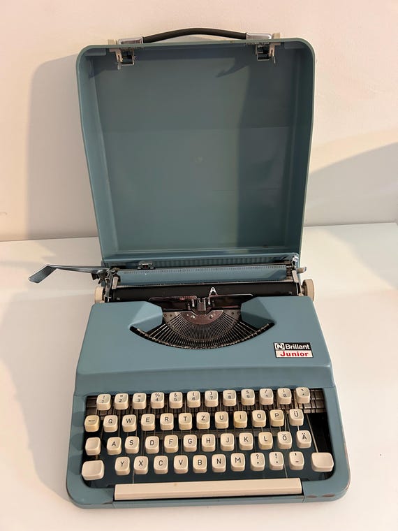 Vintage Junior Brillant Schreibmaschine Neckermann