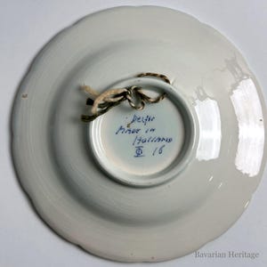 Delft Wall Plate Sailing Ship Hand Painted Blue White 17 cm | Holland Ceramic Plate Maritime Vintage Wall Decor image 7