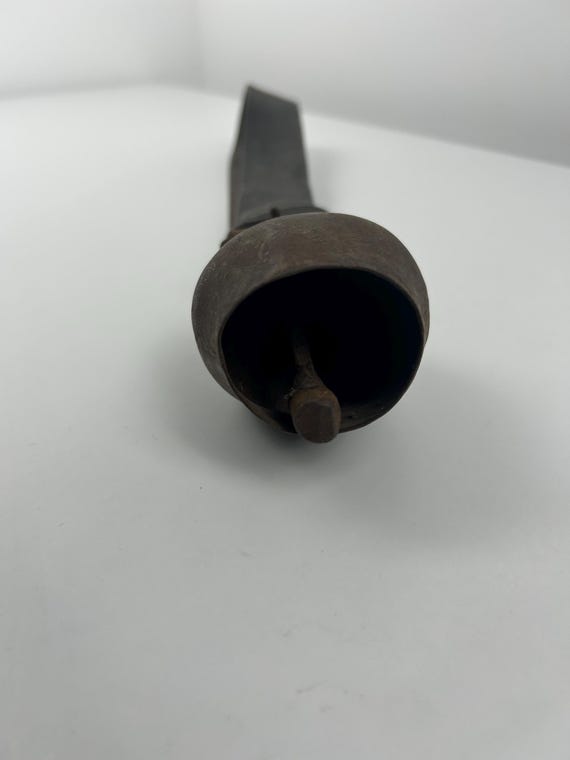Vintage Kuhglocke Alte Glocke Lederriemen