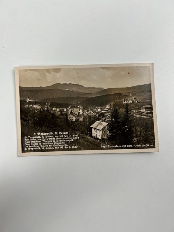 Eisenstein Arber Postkarte Vintage