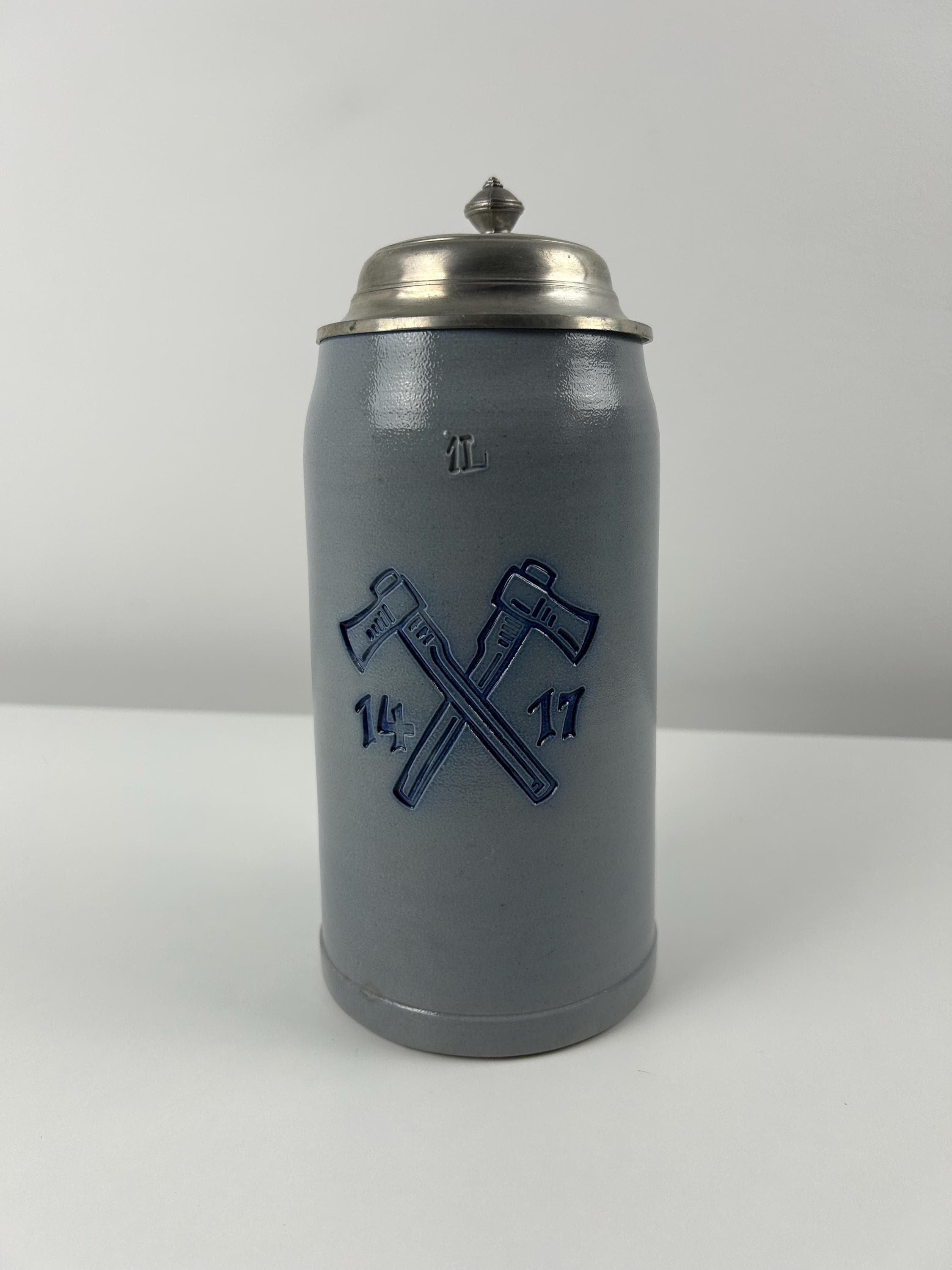 Detailtreue Nachbildung eines Bierkruges von 1890 Handarbeit retro Bierglas vintage