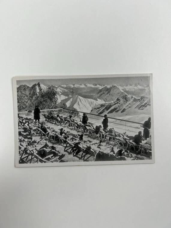 Zugspitze Schneefernerhaus Postkarte Vintage