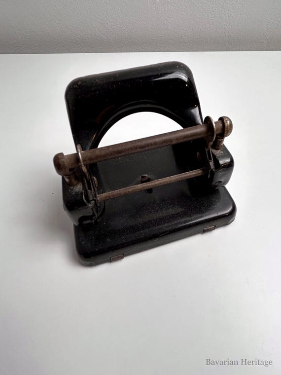 Leitz Locher No 18 Bügelgriff Vintage