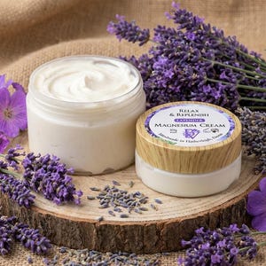 Magnesium-Creme mit hoher Konzentration: Entspannen und erholen Sie sich mit ätherischem Lavendelöl