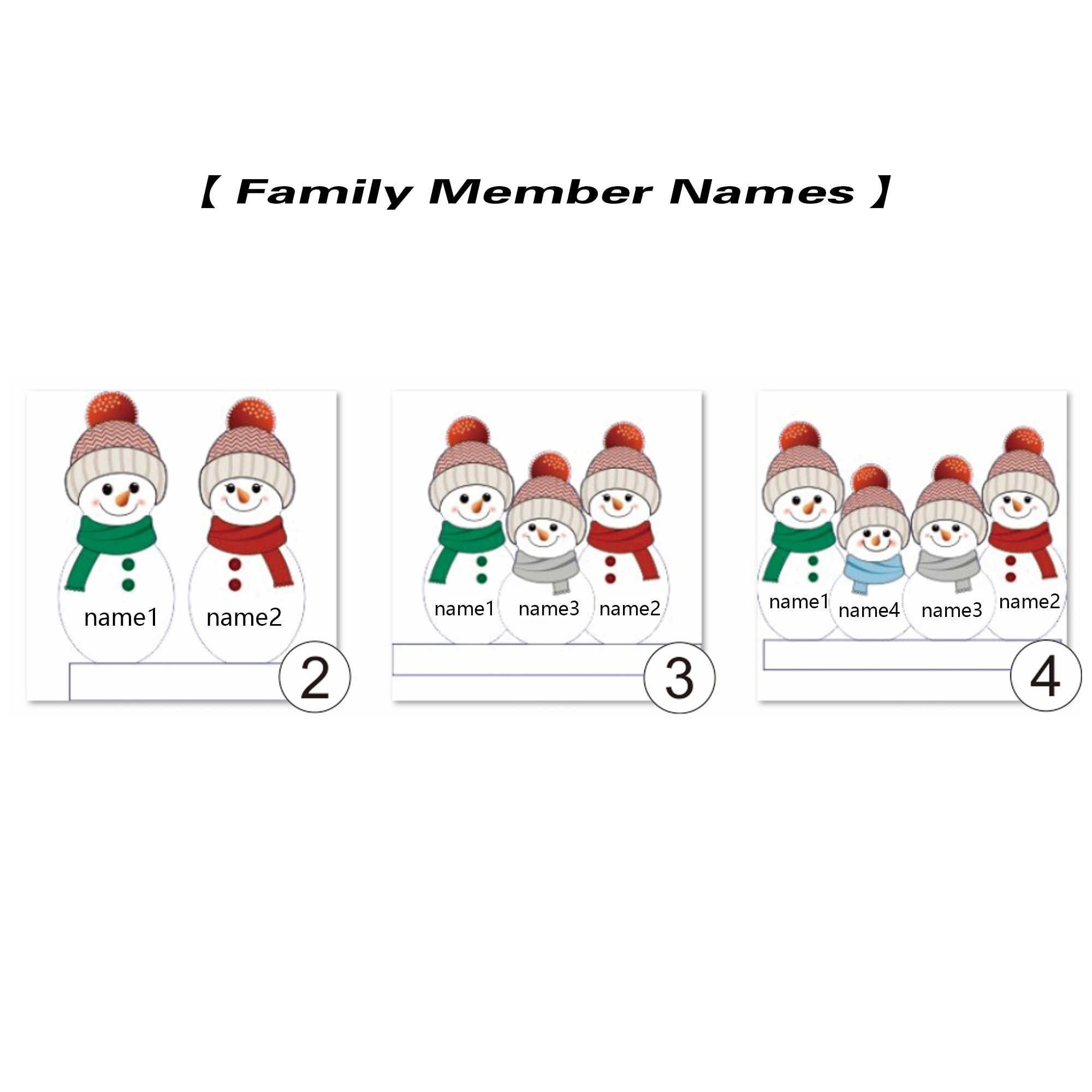 Custom Name Wooden Snowman Puzzle, Christmas Snowman Gifts, Holiday Decoration Style, Family Snowman Puzzle Gifts, Christmas Decor, Christmas Gifts