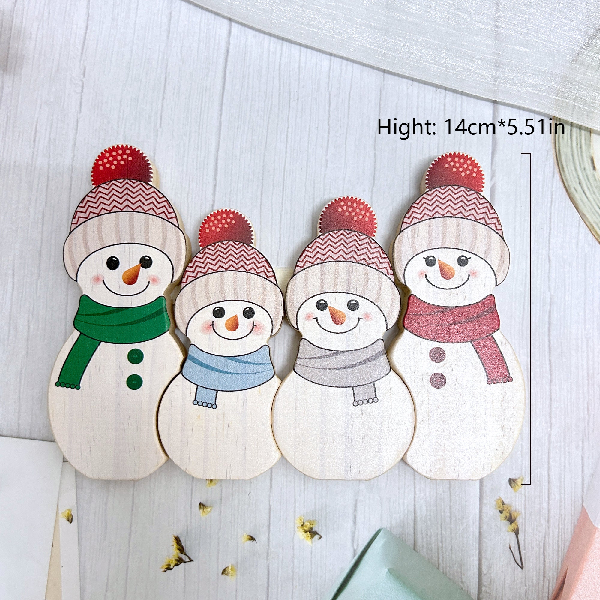 Custom Name Wooden Snowman Puzzle, Christmas Snowman Gifts, Holiday Decoration Style, Family Snowman Puzzle Gifts, Christmas Decor, Christmas Gifts