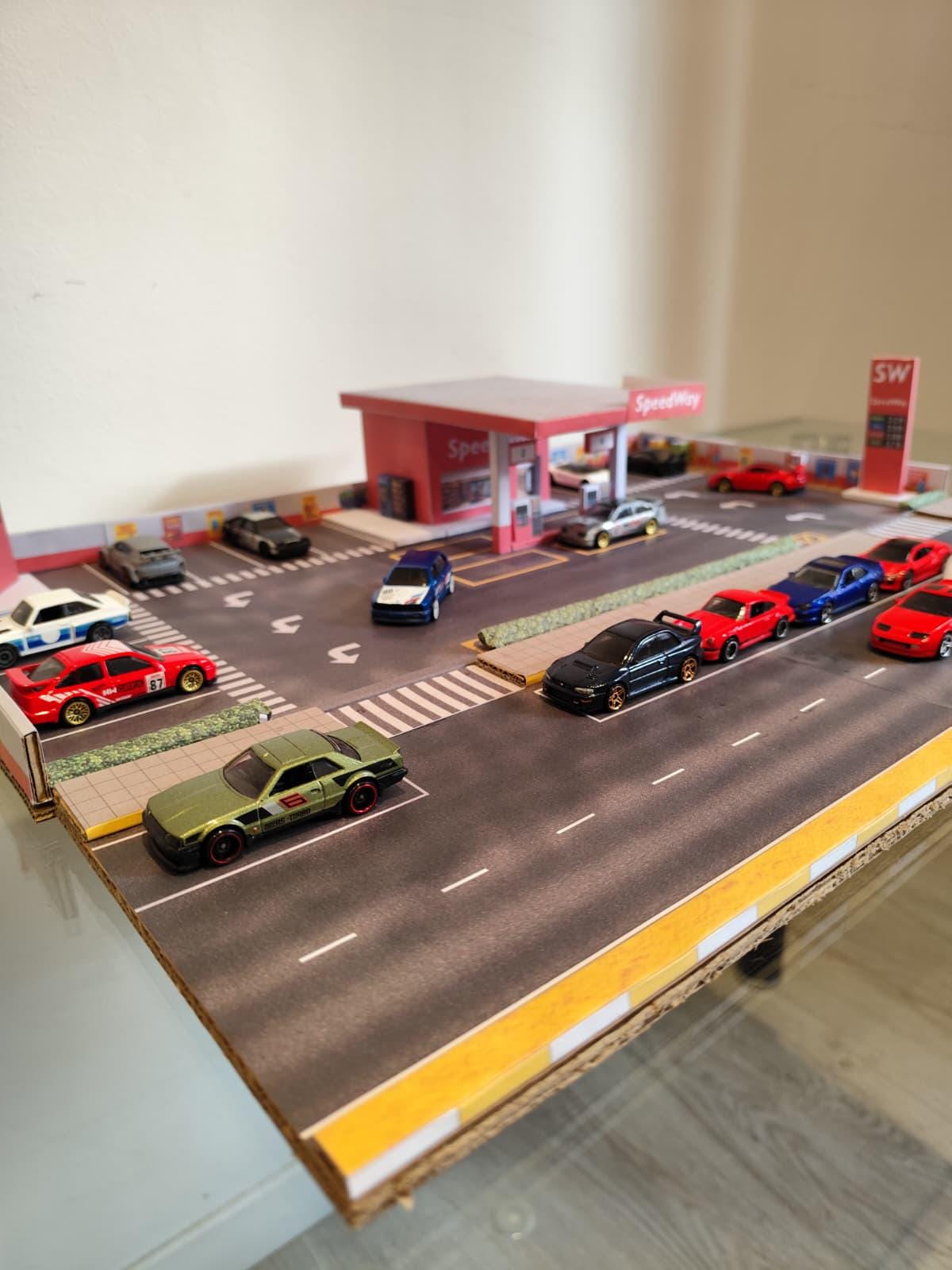 Mg 9002 Modello In Scala 1/64 Strade Reali Style-2 Intersezioni E