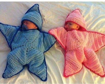 Starfish baby onesie