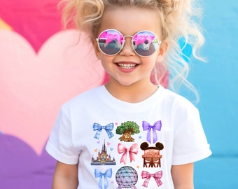 Disney Castle Bows T-Shirt, Theme Park Toddler Tee