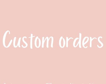 Custom press on set, any length, any colours