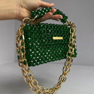 PDF Anleitung für perlengefädelte Handtaschen im Vintage-Stil (Digitaler Download)