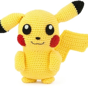 Pikachu Crochet Pattern - Amigurumi Pokemon Tutorial - Instant PDF Download