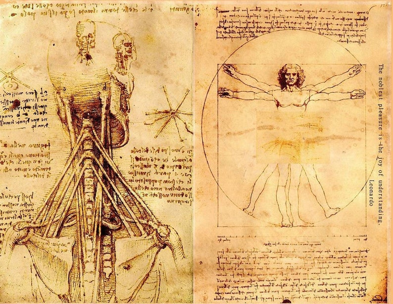 Digi File the Leonardo Davinci Diary Journal Kit Digital Etsy