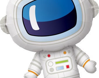 37" Astronaut Foil Balloon: Outer Space Birthday Party Decor