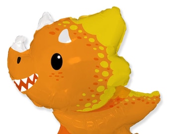 Baby Triceratops Balloon | 34" Dinosaur Party Decor