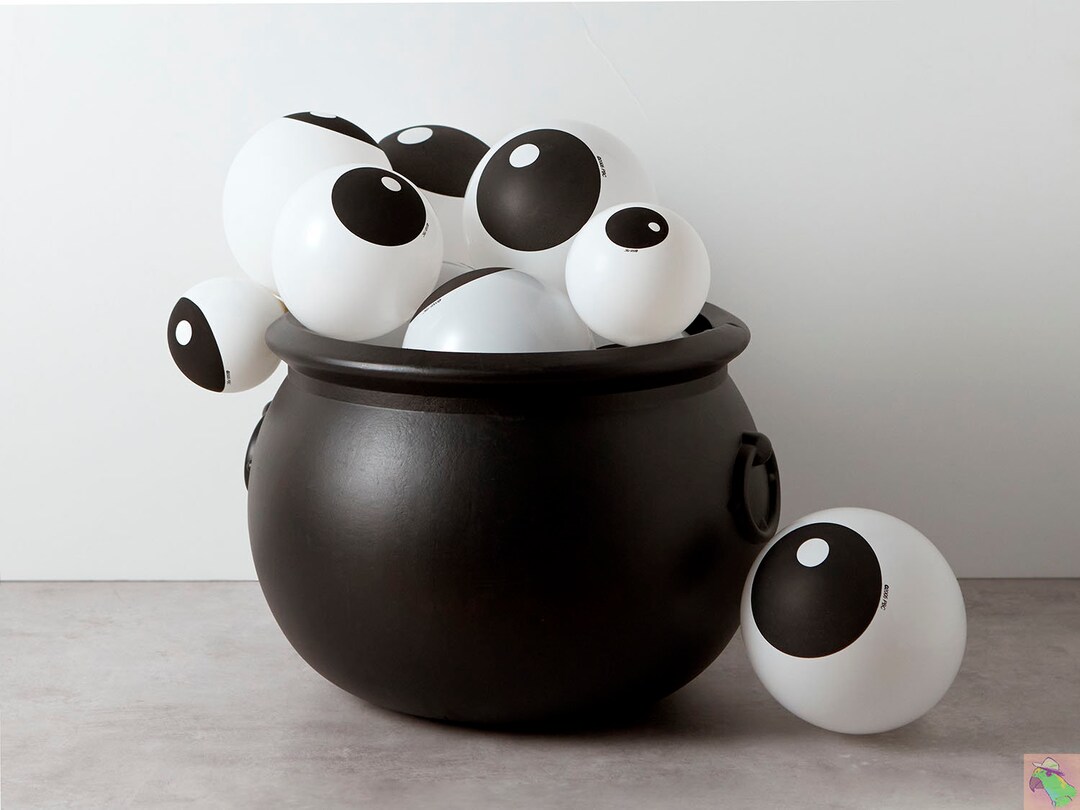 5 Eyeball Latex Balloons Set of 15 Eyeballs Etsy