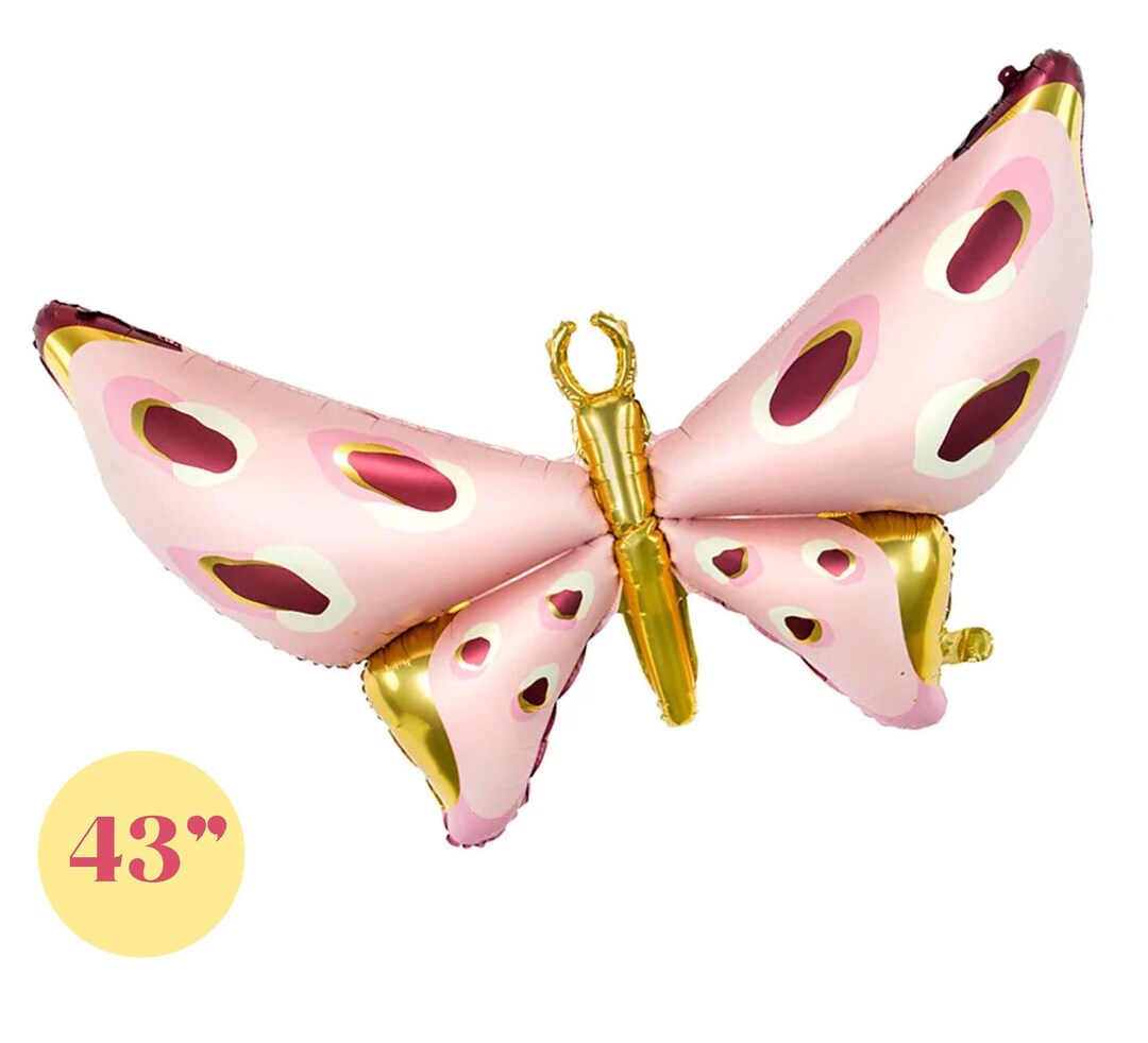 Pink Butterfly Balloon