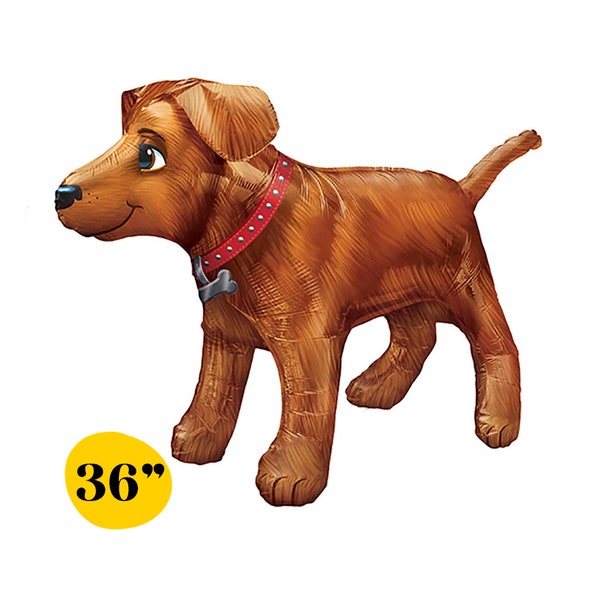 Golden Retriever Balloon 36", Golden Retriever Birthday Party Decorations, Puppy Lover Gift, Golden Retriever Puppy Pawty Time, Stay Golden