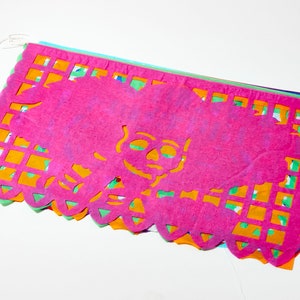 Day of the Dead Papel Picado | Dia De Los Muertos Banner  | Papel Picado Banner | Dia de los Muertos Papel Picado | Papel Picado| Altar Deco