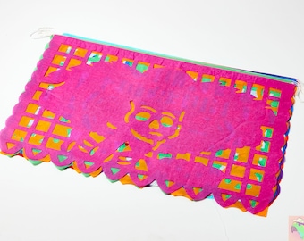 Day of the Dead Papel Picado | Dia De Los Muertos Banner  | Papel Picado Banner | Dia de los Muertos Papel Picado | Papel Picado| Altar Deco