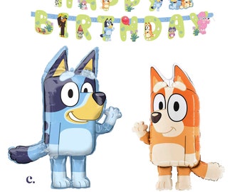 Bluey and Bingo Balloons, Bluey Birthday Decorations, Bluey Birthday Party, Bingo Bluey Themed Kids Party, Wackadoo I&#39;m Two, Bingo Party