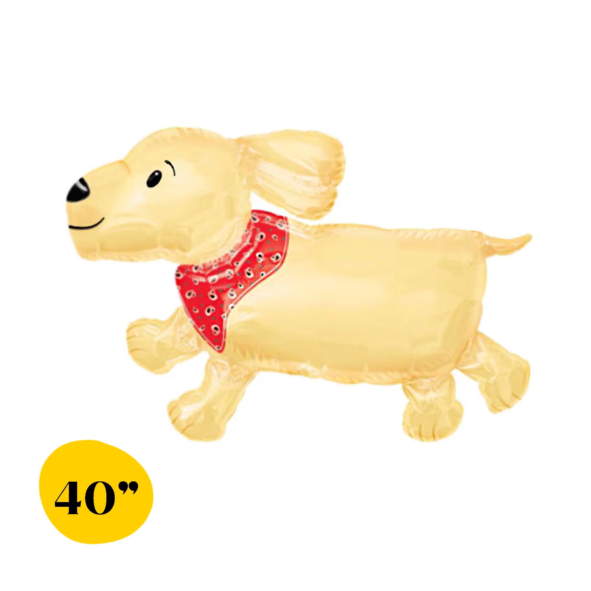 Golden Retriever Balloon 36", Golden Retriever Birthday Party Decorations, Puppy Lover Gift, Golden Retriever Puppy Pawty Time, Stay Golden