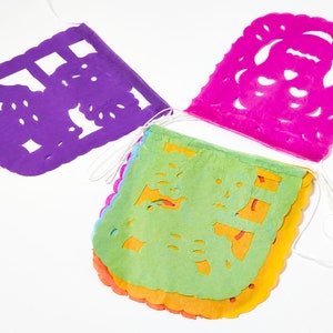 Day of the Dead Papel Picado, Colorful Dia De Los Muertos Banner, Day of the dead Banner, Dia de los Muertos Papel Picado,Skull Papel Picado