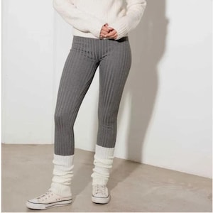 &quot;Bequeme, hoch taillierte, gerippte Leggings - weicher Strick für mehr Winterkomfort&quot;