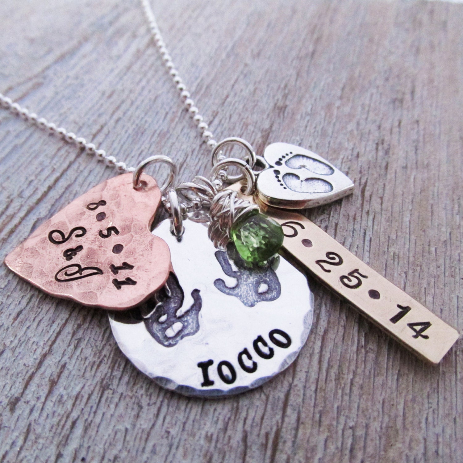 Personalized Love Links Family Necklace