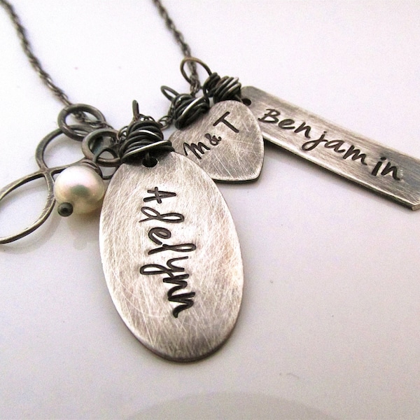 Personalized Jewelry - Infinate Love - Family Necklace - mother's necklace