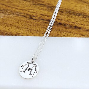 You&#39;re My Penguin Necklace, Valentine&#39;s Day Gift for Her, Romantic Gift For Valentine, Girlfriend Gift, Couple Necklace