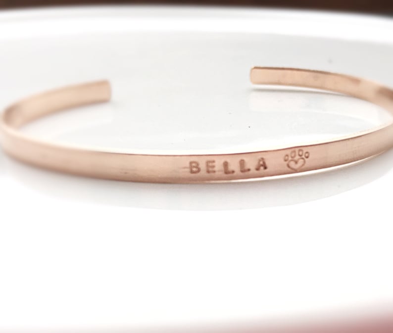 Personalized Pet Memorial Bracelet - Pet Lover Gift - Dog or Cat Memorial Bracelet - Gift for Pet Loss - Dog Loss Gift bild 3