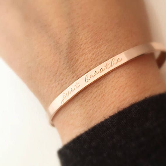 Selena Cuff Bracelet Set of 3 in Rose Gold