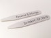 11th Anniversary Gift for Him - Personalized Collar Stays - Stainless Steel Anniversary Gift - Forever and Always - Mens Gift -  for Husband 