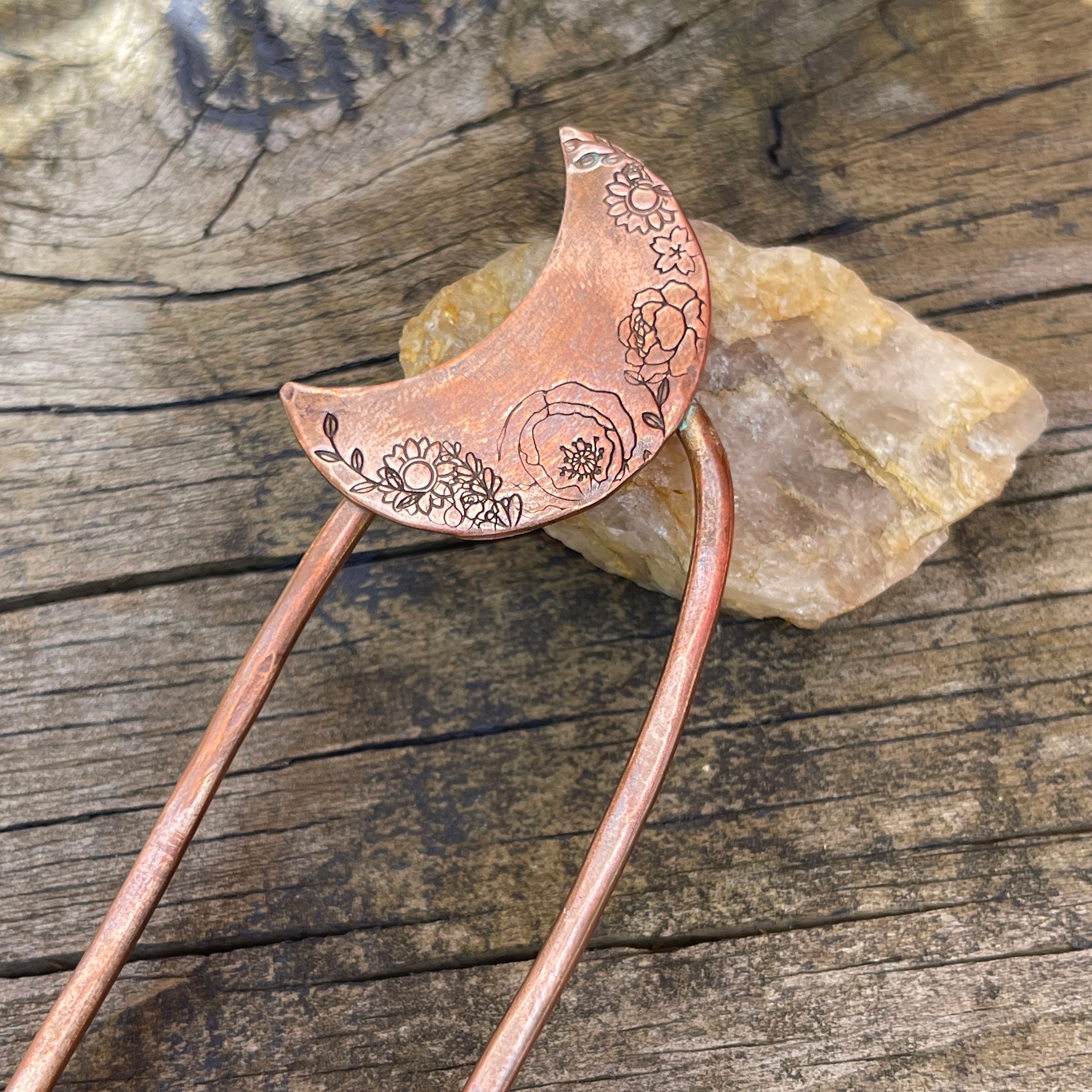Moon Hair Fork - Etsy